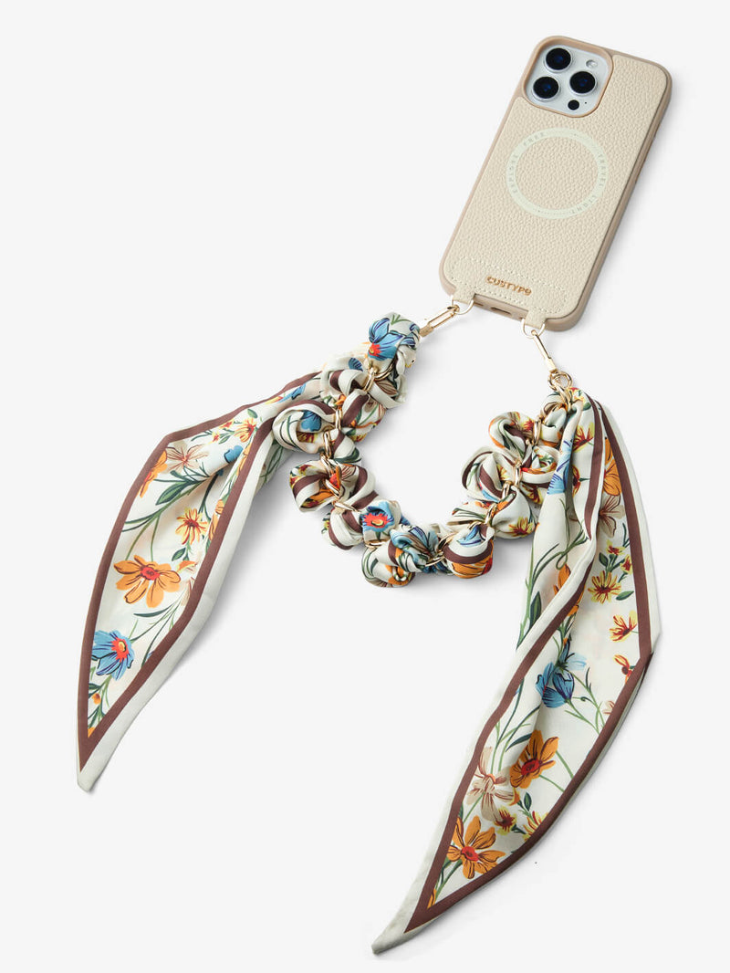 Minimal Style Kit- Silk Wristlet Phone Case for Wireless Charging-Mobile Phone Cases-WRISTBAND & PHONE POUCH-Blue-iPhone 16 Pro Max-Custype