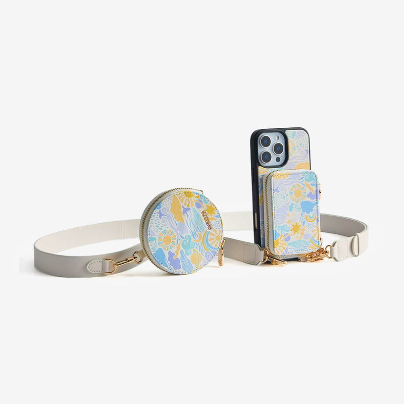 designer phone case with crossbody strap
