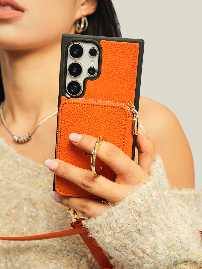 Original Design Set- Samsung Galaxy Detachable Wireless Charging Crossbody Wallet Phone Case Set-Mobile Phone Cases-Custype