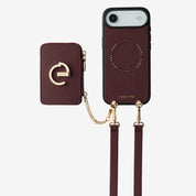 オリジナルデザインセット - 旅行用取り外し可能Magsafeクロスボディウォレットフォンケースセット - iPhone 17 Air
