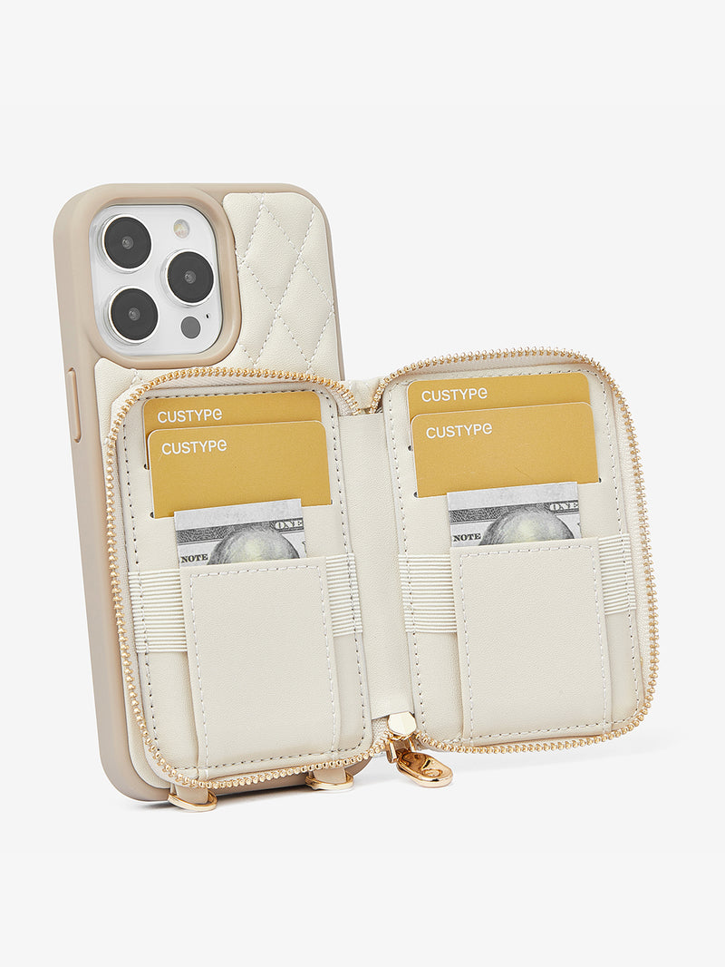Custype ZipPouch- Classic Wallet Phone Case