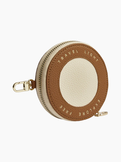 round pouch-brown