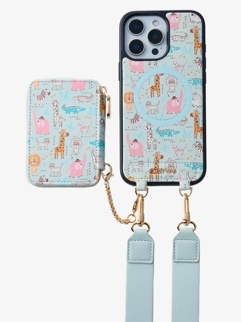 cell phone purse case with shoulder strap
