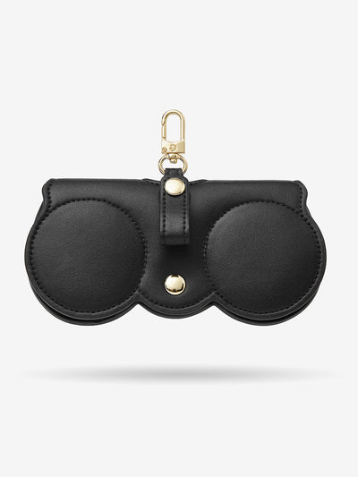 Custype sunglasses holder Sunglasses Leather Case Pouch in Black 3