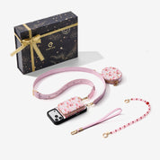 スターライトギフトボックス - バレンタインテーマプリント クロスボディ＆ウォレット付きスマホケース