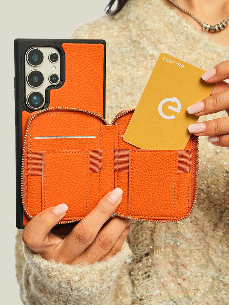 Original Design Set- Samsung Galaxy Detachable Wireless Charging Crossbody Wallet Phone Case Set-Mobile Phone Cases-Custype