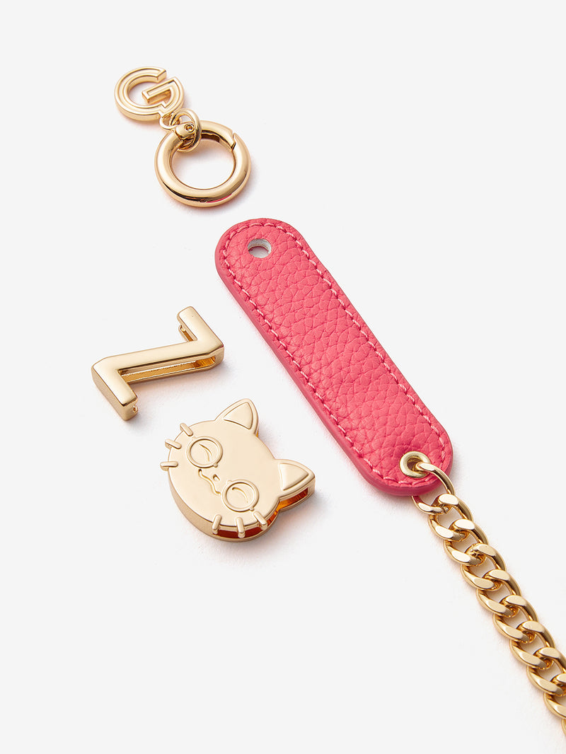 Pink wristlet phone case
