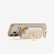 Crocodile Design Set- Detachable Wireless Charging E-stand Wallet Phone Case - iPhone 16 Plus