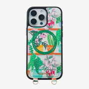 unique designer crossbody phone case with strap, card holder-Custype