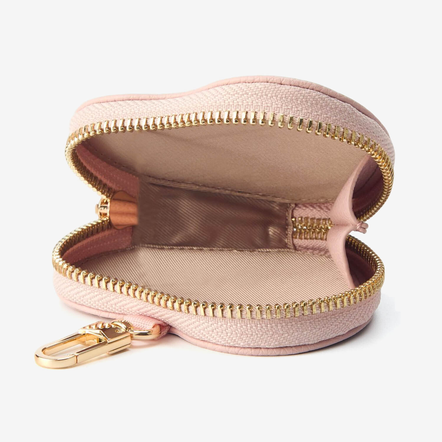 Morandi Grace Kit- Zipper Heart Airpods Case-AirPods case-Lychee Pattern Leather Mini Zip Pouch