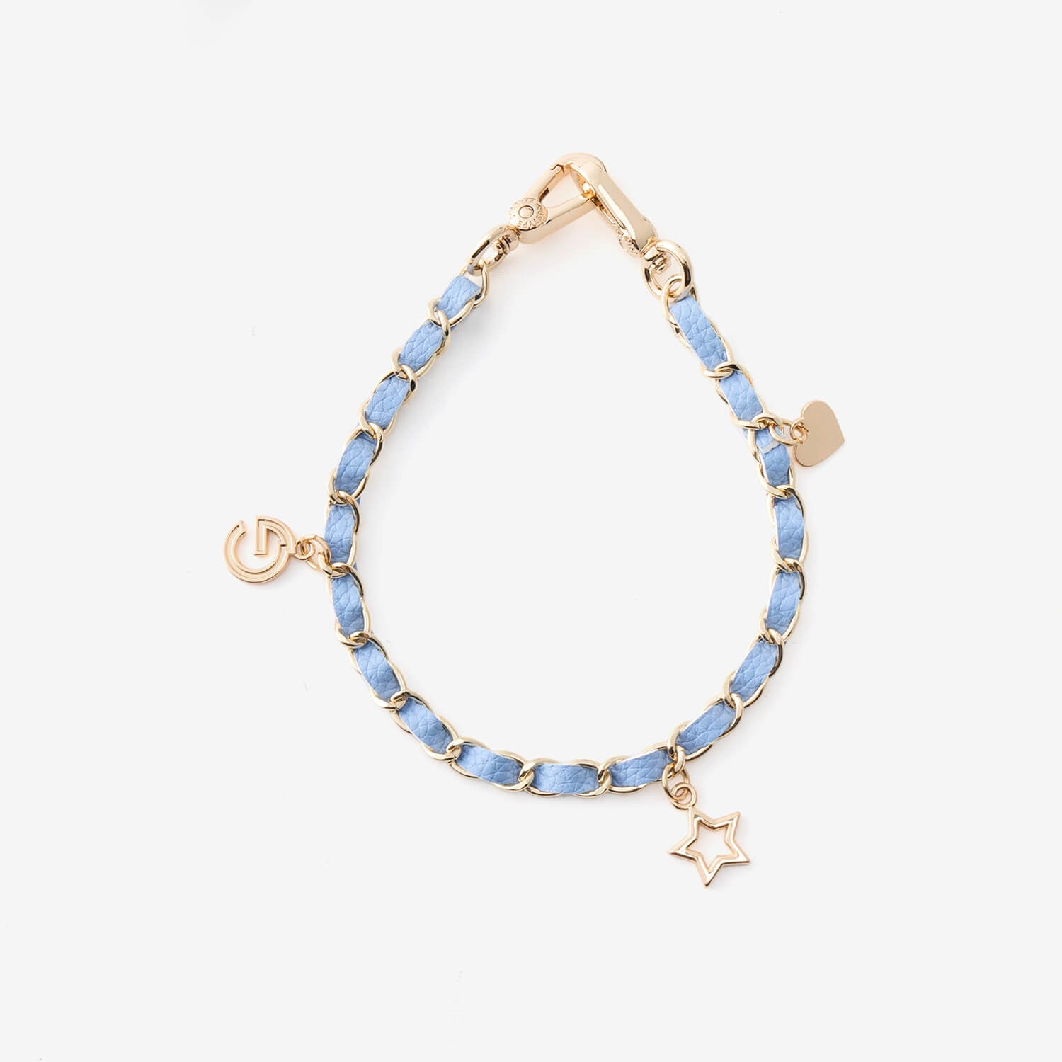 Chain Leather Wrist Strap