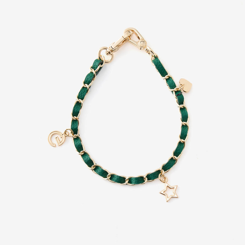 Chain Leather Wrist Strap