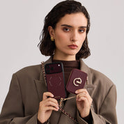 Allure Chain Series- Wallet Phone Case with Chain & Stand