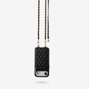 LuxeCharm- Argyle Phone Case with Adjustable Crossbody Chain Strap