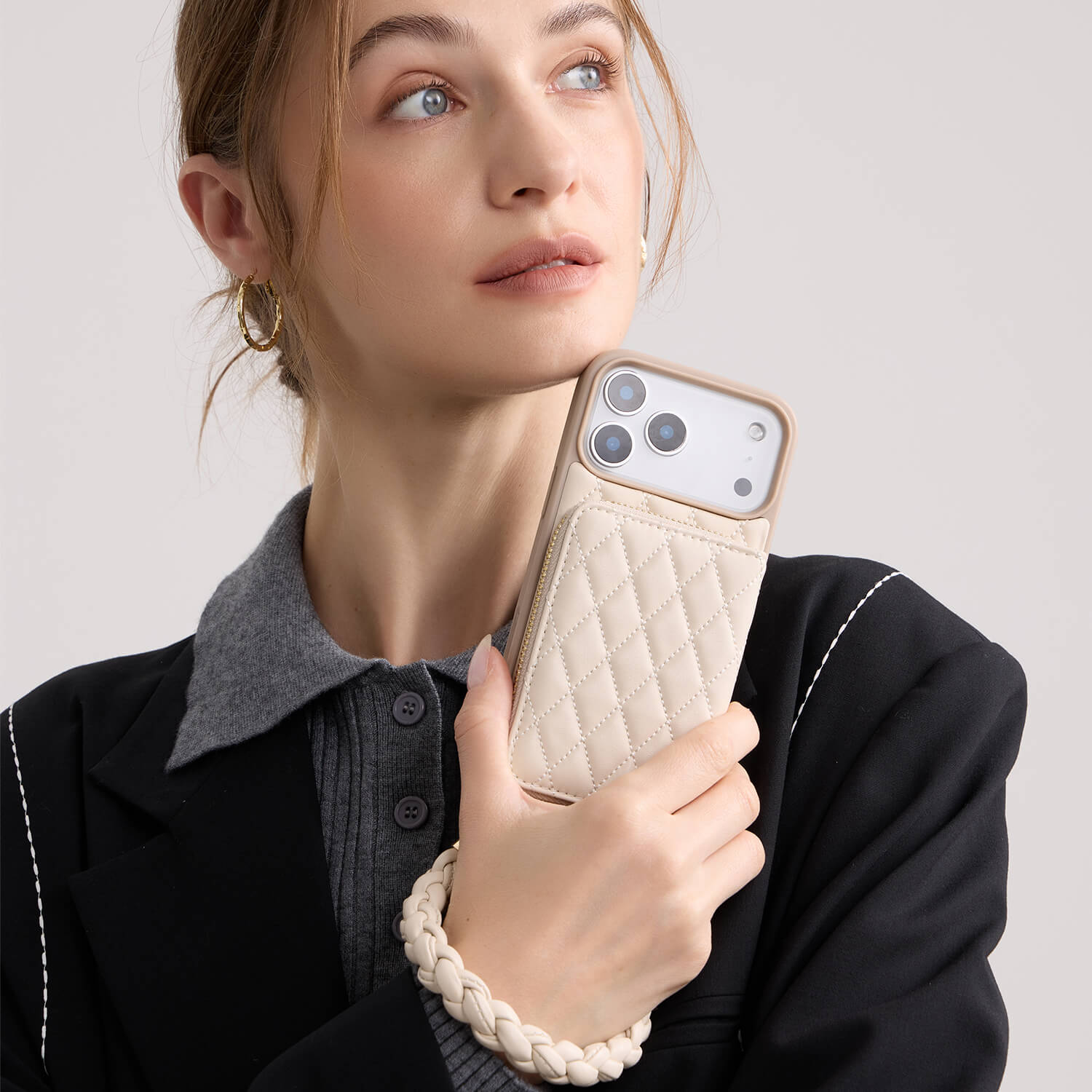 BraidTrend - iPhone用取り外し可能なロープスタイルリストストラップ