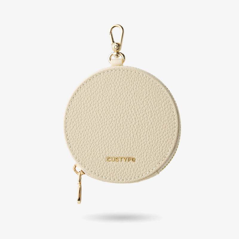 coin purse zipper round pouch