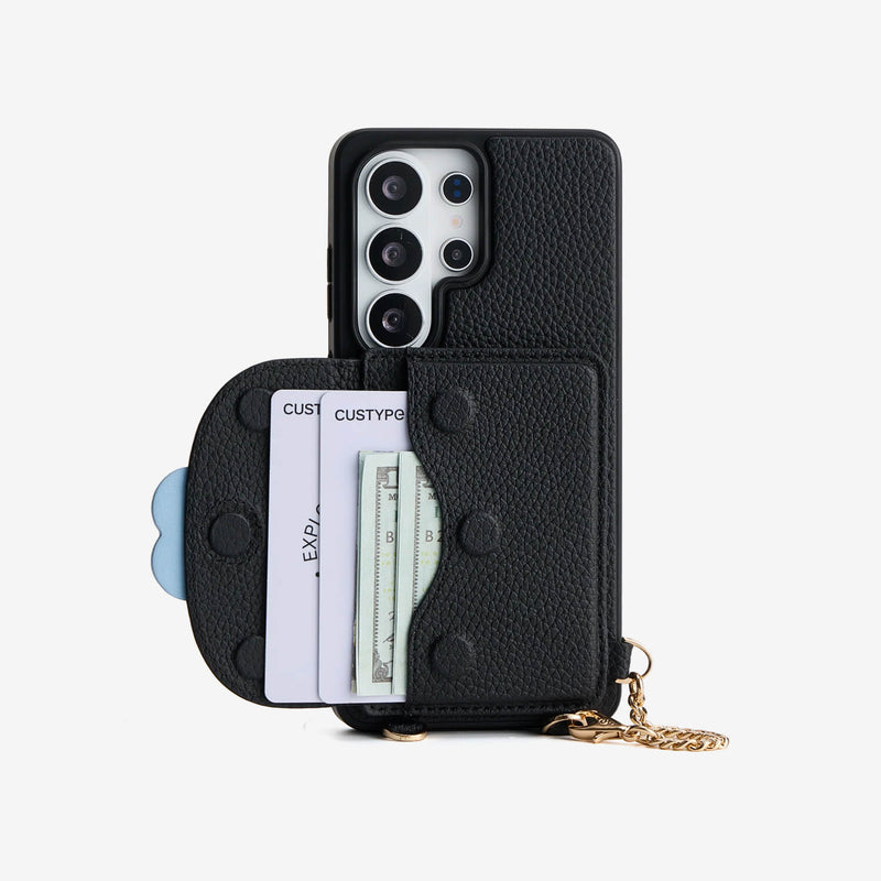 Bloom Pal- Samsung Galaxy Magnetic Wallet Case with Strap & Pouch