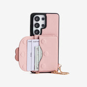Bloom Pal- Samsung Galaxy Magnetic Wallet Case with Strap & Pouch