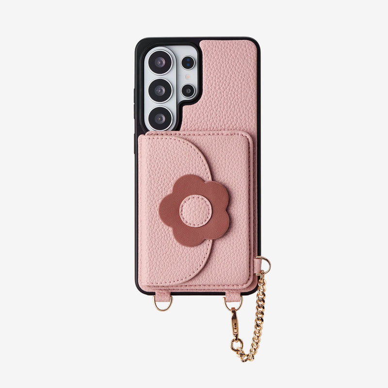 Bloom Pal- Samsung Galaxy Magnetic Wallet Case with Strap & Pouch