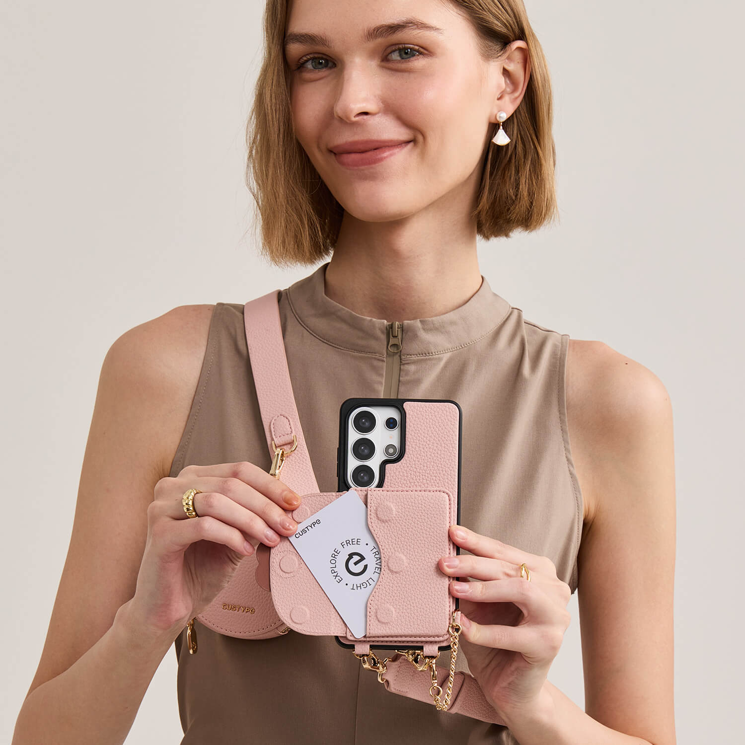 Bloom Pal- Samsung Galaxy Magnetic Wallet Case with Strap & Pouch