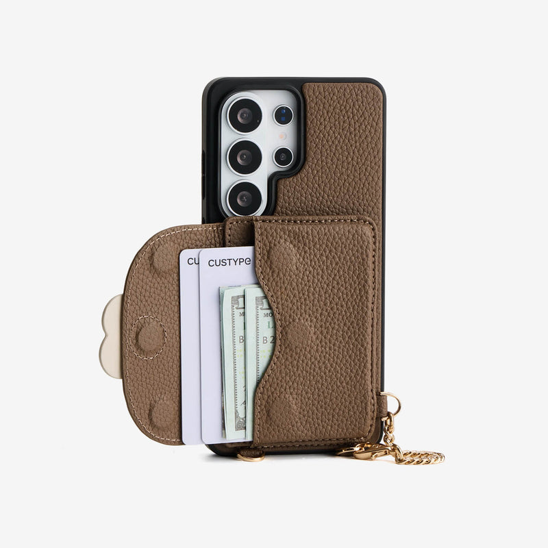 Bloom Pal- Samsung Galaxy Magnetic Wallet Case with Strap & Pouch