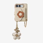 Bloom Pal- Slim Wallet Phone Case with Strap & Flower Charm