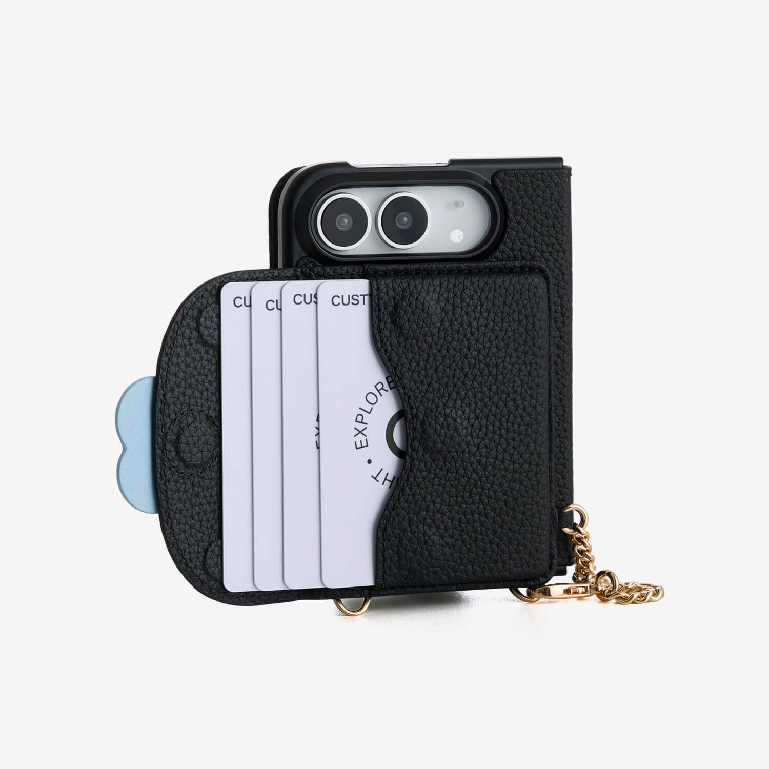 Bloom Pal- Slim Wallet Phone Case with Strap & Flower Charm