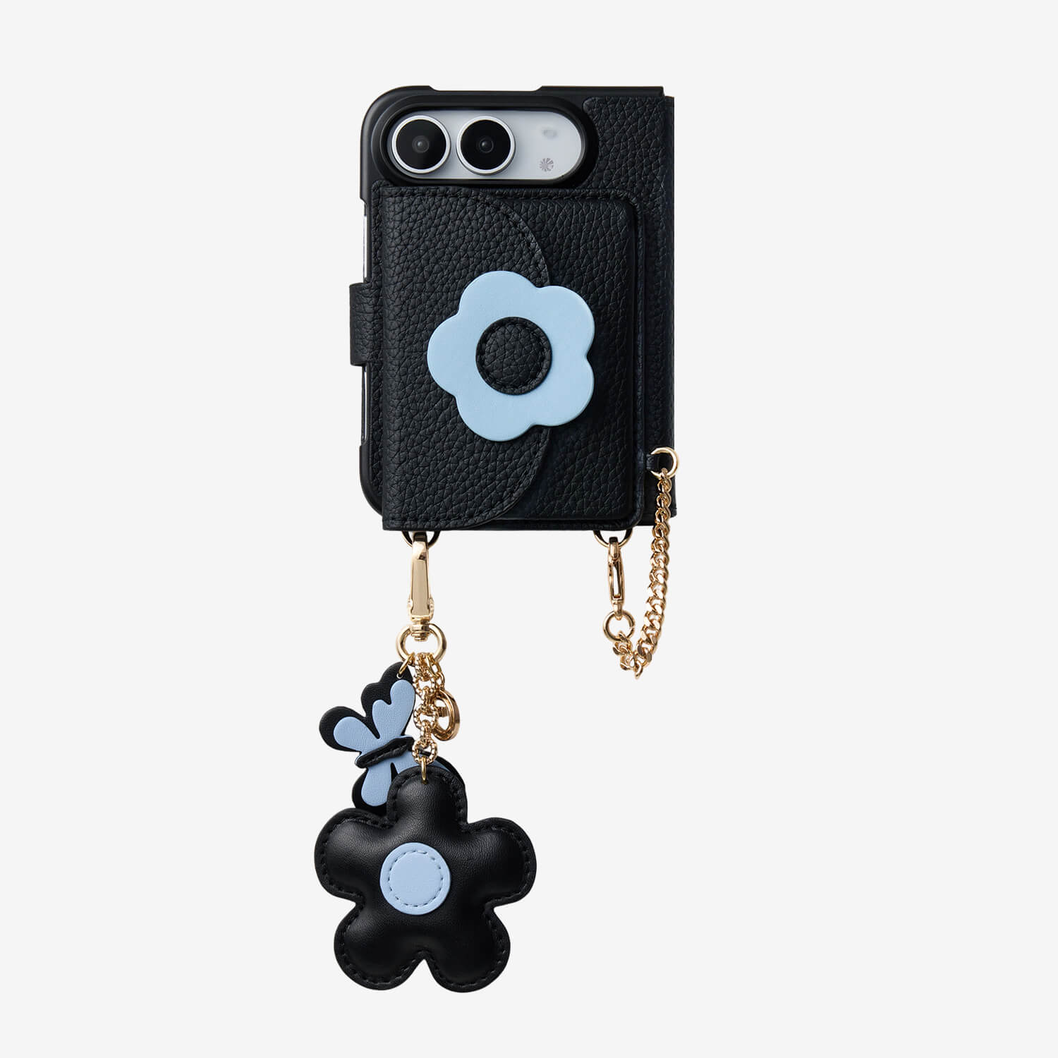 Bloom Pal- Slim Wallet Phone Case with Strap & Flower Charm