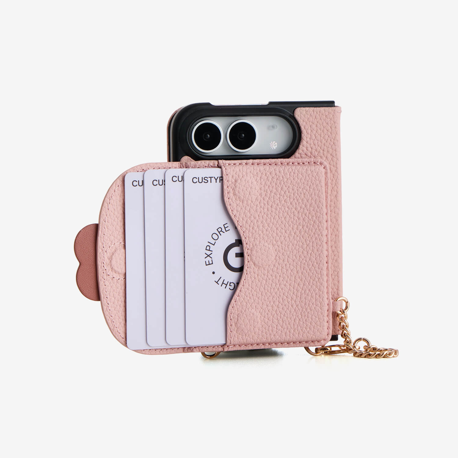 Bloom Pal- Slim Wallet Phone Case with Strap & Flower Charm