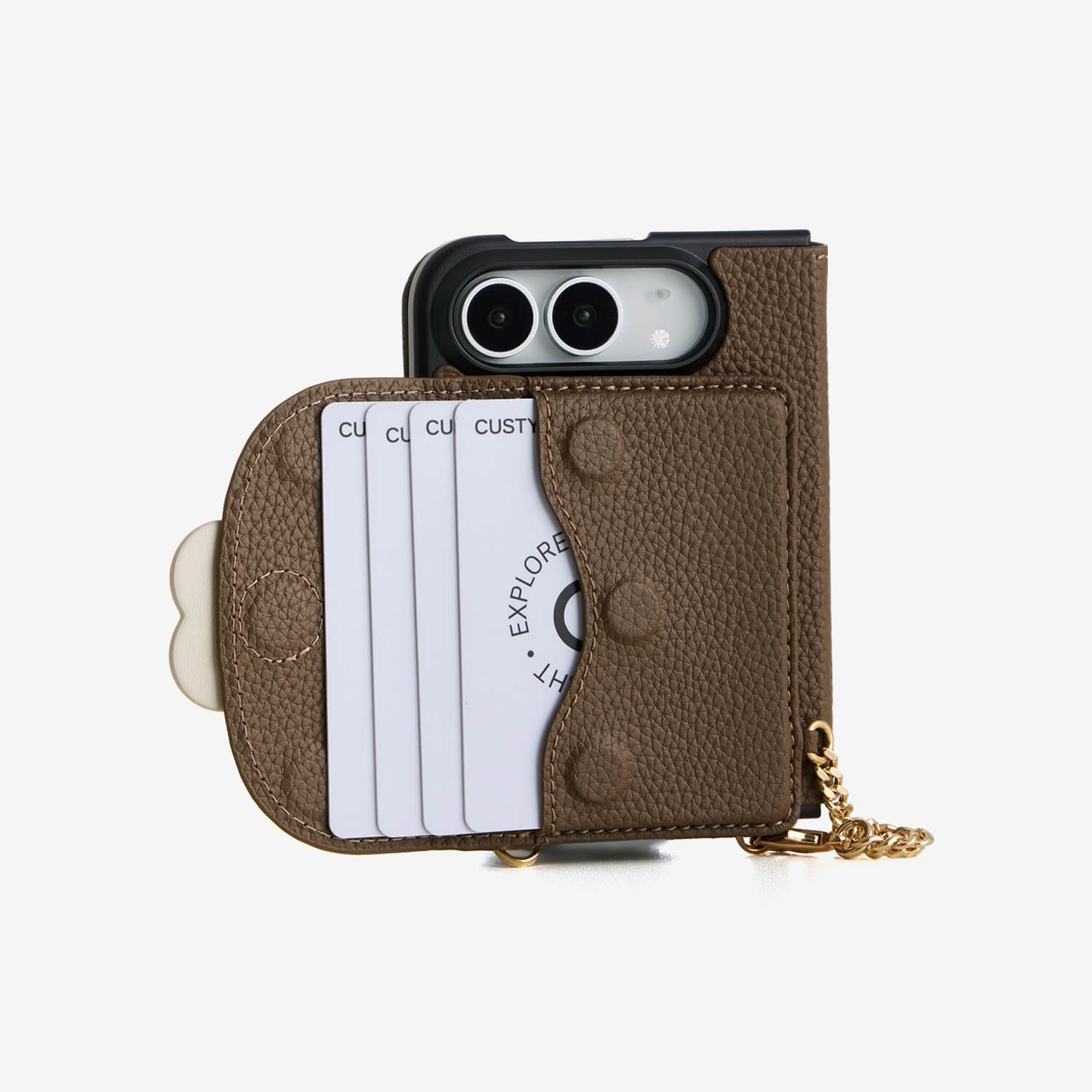 Bloom Pal- Slim Wallet Phone Case with Strap & Flower Charm