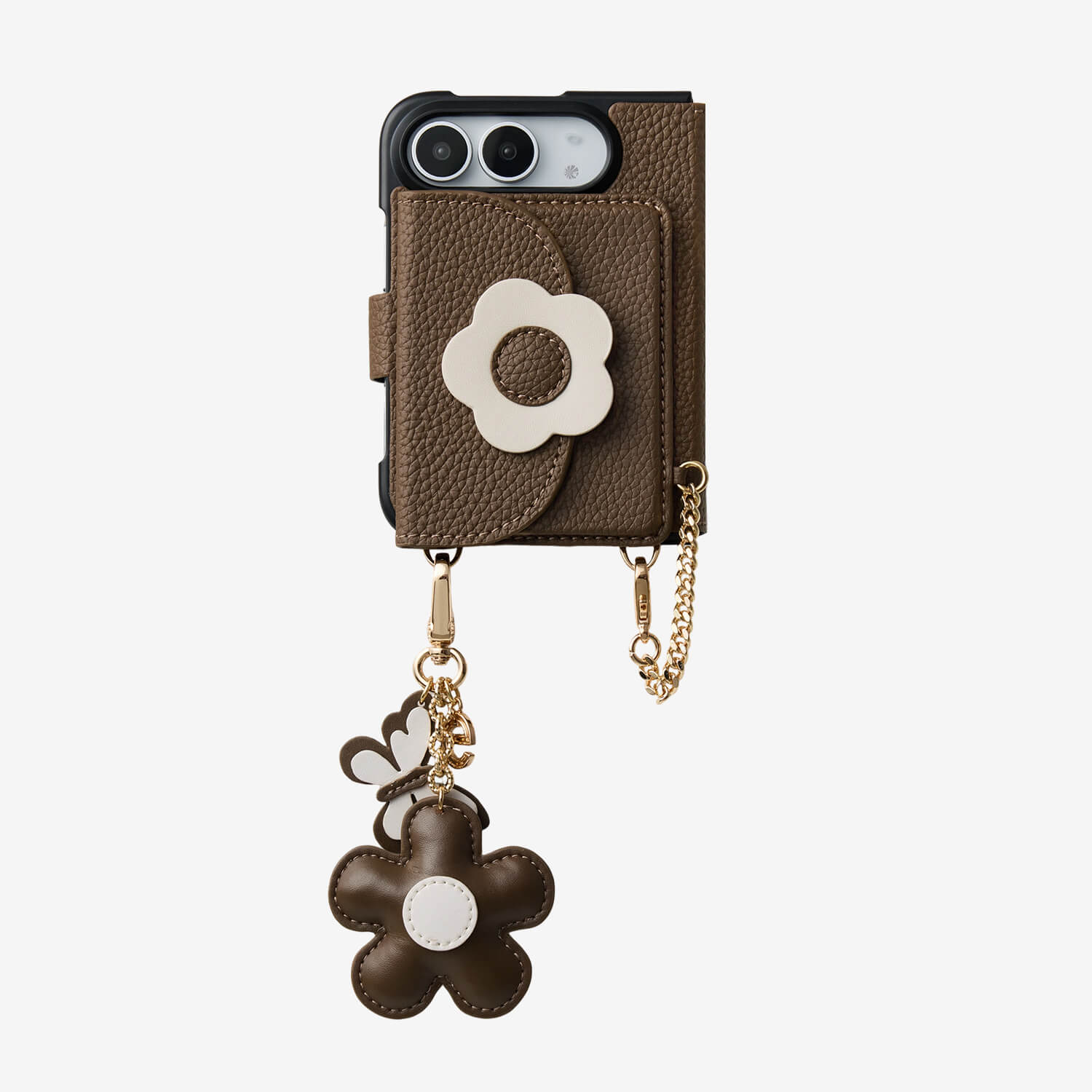 Bloom Pal- Slim Wallet Phone Case with Strap & Flower Charm