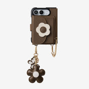 Bloom Pal- Slim Wallet Phone Case with Strap & Flower Charm