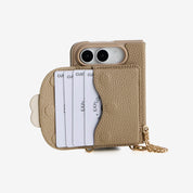 Bloom Pal- Slim Wallet Phone Case with Strap & Flower Charm