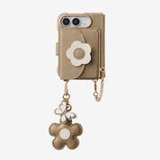 Bloom Pal- Slim Wallet Phone Case with Strap & Flower Charm