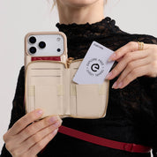 ThreadTrend- ブルームステッチ 携帯電話ケース ラウンドポーチセット