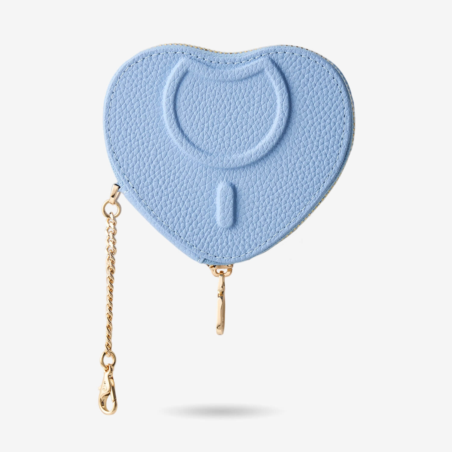 zipper heart pouch coin purse