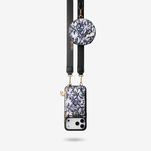 Josie- Botanical Theme Designer Crossbody Phone Case-Custype