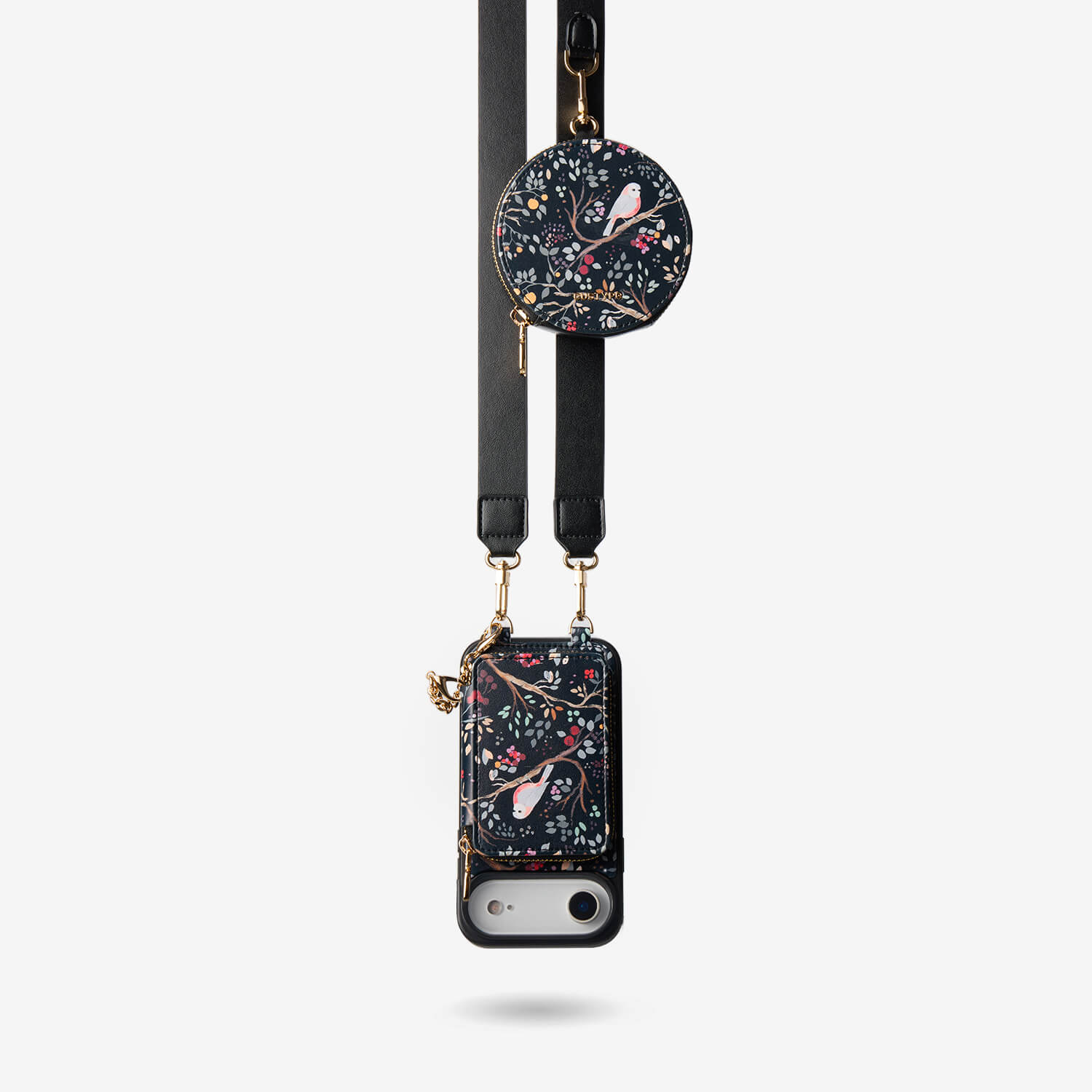 Josie- Botanical Theme Designer Crossbody Phone Case