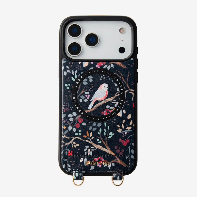 Josie- Botanical Theme Designer Crossbody Phone Case