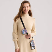 Josie- ボタニカルテーマ デザイナークロスボディスマホケース