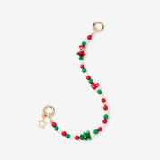 Christmas Gift Set- Wristlet & Phone Charms & Gift Box