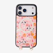 Seiko Sisco- Christmas Theme Designer Phone Crossbody Case with Purse And Pouch