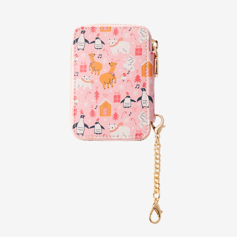 Seiko Sisco- Christmas Theme Designer Phone Crossbody Case with Purse And Pouch