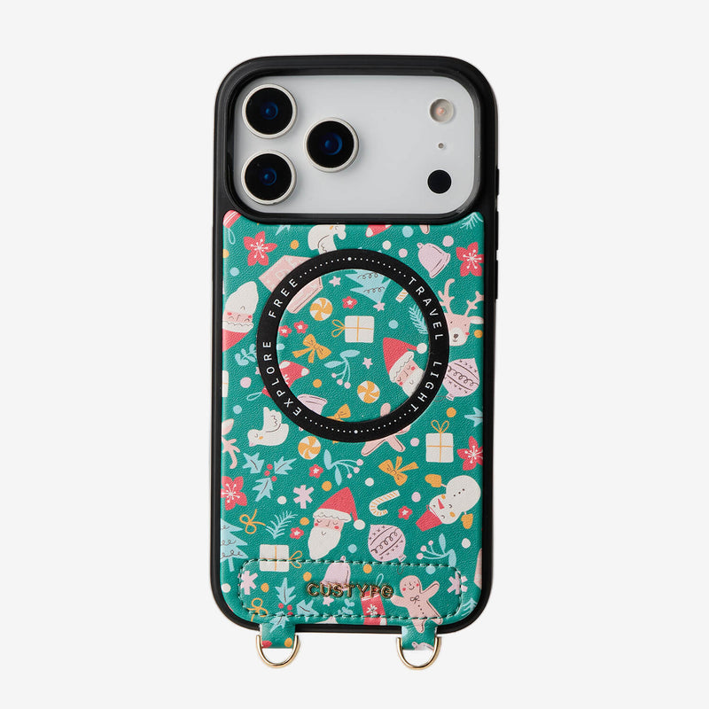 クリスマス限定キット – クリスマステーマ マグネット式ウォレット付きiPhoneケース