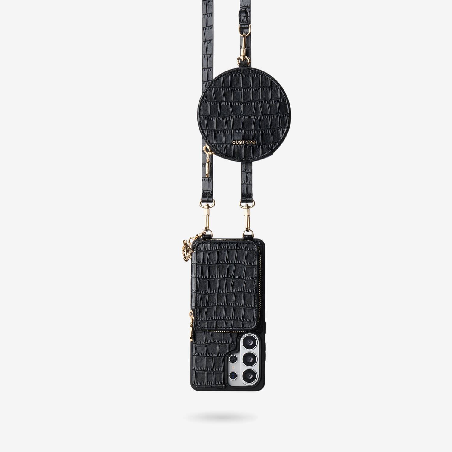 Crocodile Craft Set- Samsung Galaxy Strap Magsafe Compatible Phone Wallet Case with Circle Pouch-Mobile Phone Cases-Custype
