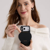 モランディグレースキット – クロスボディストラップ＆ハートポーチ付きフォンケース