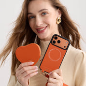 モランディグレースキット – クロスボディストラップ＆ハートポーチ付きフォンケース