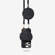 モランディグレースキット – クロスボディストラップ＆ハートポーチ付きフォンケース