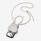 Morandi Grace Kit- Crossbody iPhone Case with Heart Pouch