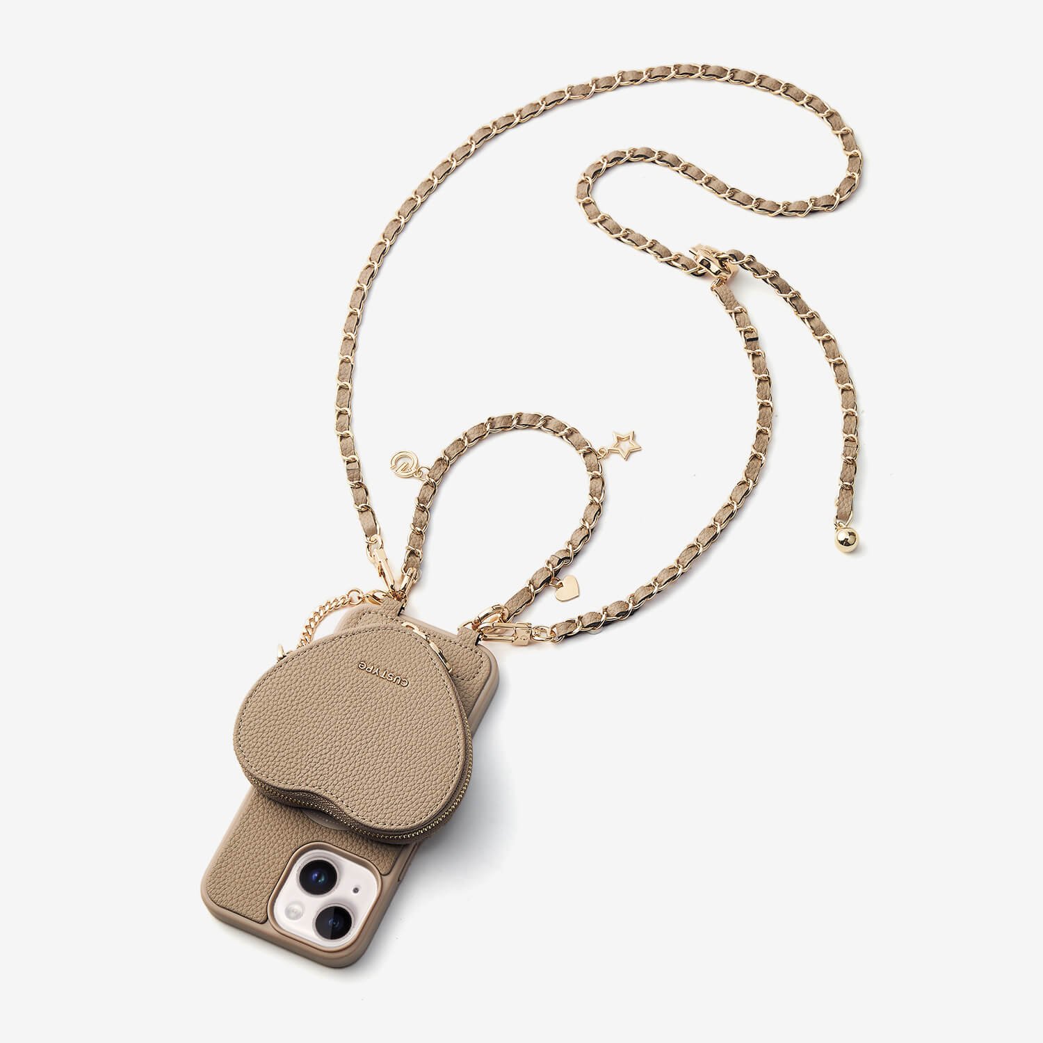 Leather iphone case crossbody